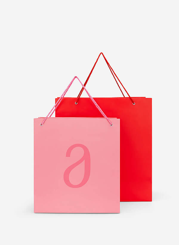 Túi giấy đỏ gifting bag - TQT 0012 - Màu đỏ - VASCARA