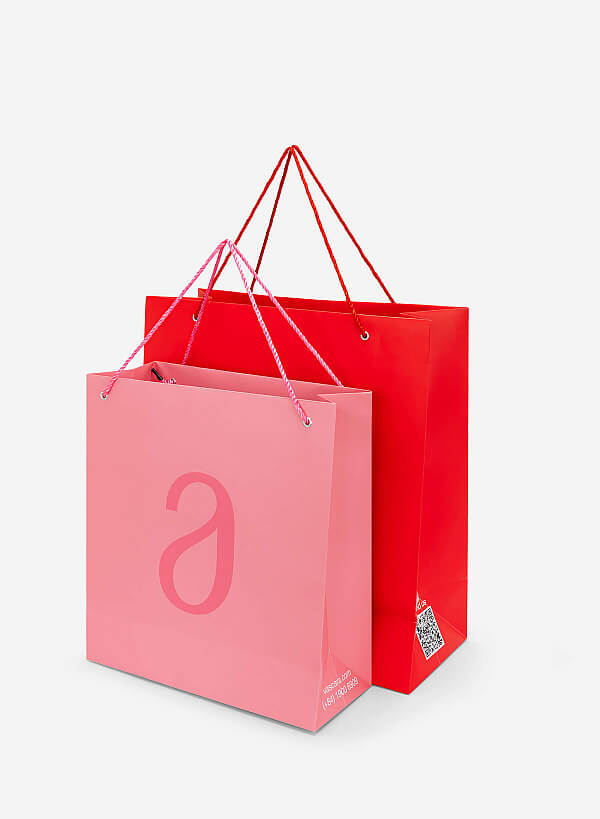 Túi giấy đỏ gifting bag - TQT 0012 - Màu đỏ - VASCARA