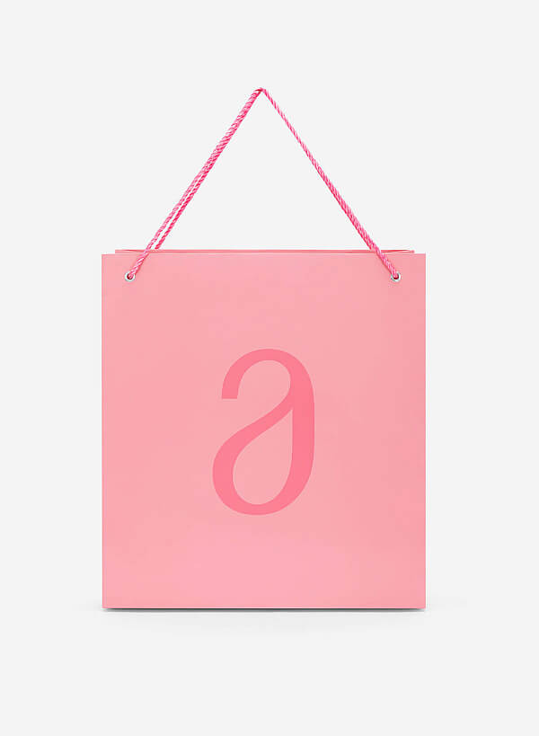 Túi giấy hồng gifting bag