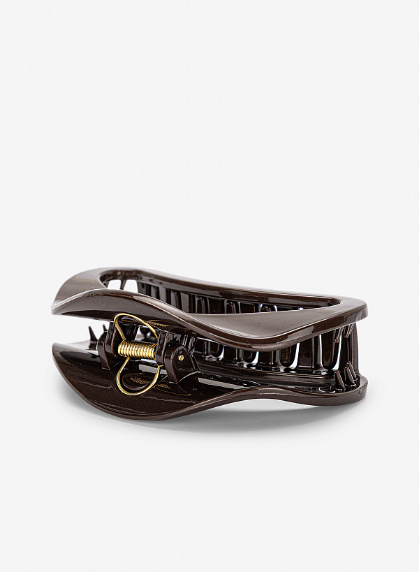 Kẹp tóc đơn sắc - ACC 0035 - Màu nâu - VASCARA