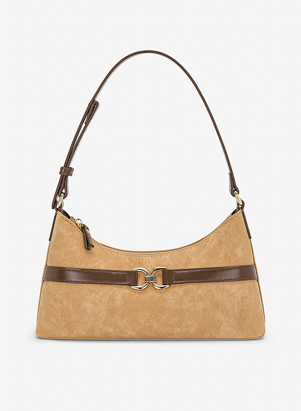 Túi đeo vai nhấn khóa thanh lịch