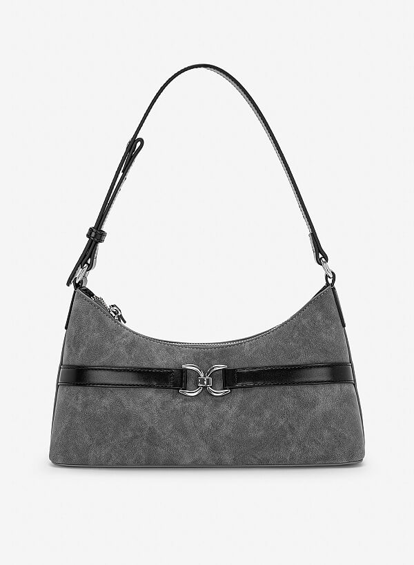 Túi đeo vai nhấn khóa thanh lịch