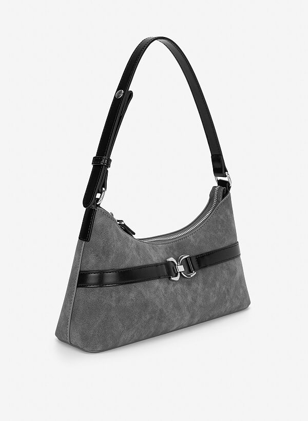 Túi đeo vai nhấn khóa thanh lịch