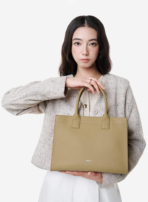 Túi xách tay quai đôi tối giản