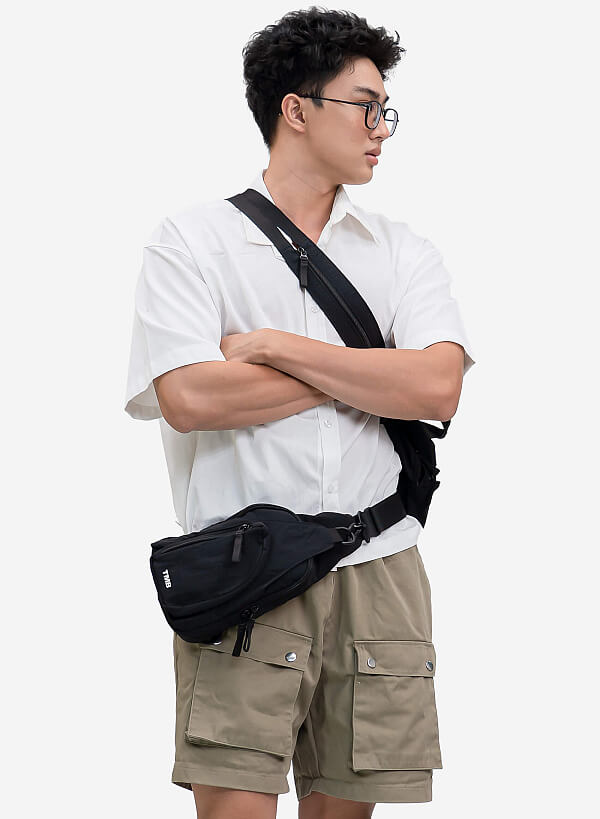 Túi bao tử SLING CROSS BAG - CRO 0003 - Màu đen - VASCARA