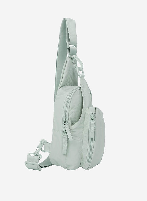 Túi bao tử SLING CROSS BAG - CRO 0003 - Màu Xanh ngọc - VASCARA