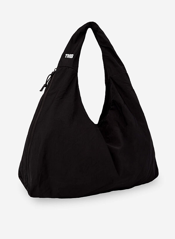 Túi tote size lớn BINDLE TOTE BAG - SHO 0004 - Màu đen - VASCARA