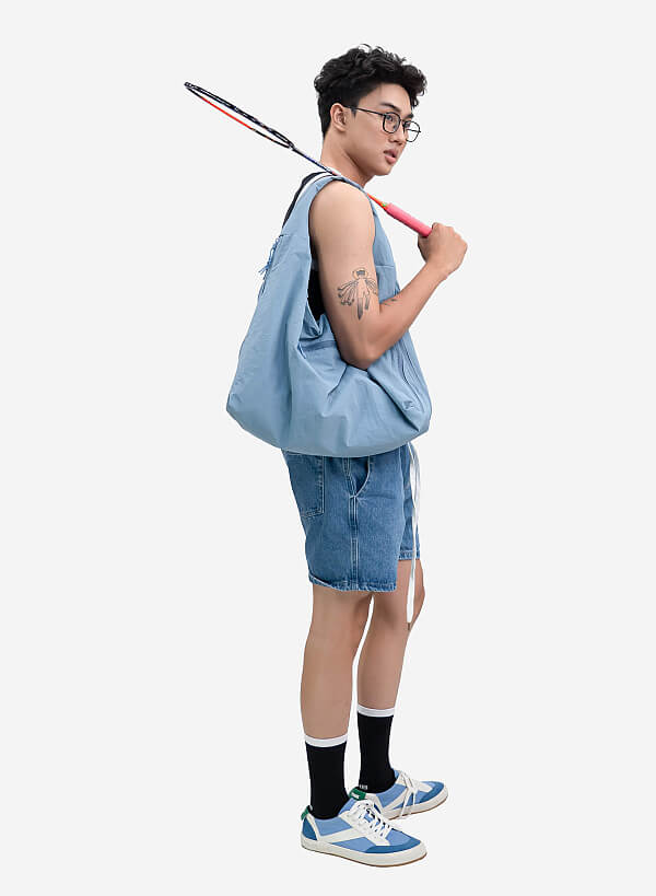 Túi tote size lớn BINDLE TOTE BAG - SHO 0004 - Màu xanh dương - VASCARA