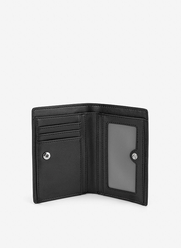 Ví mini dáng cong classic - WAL 0345 - Màu đen - VASCARA