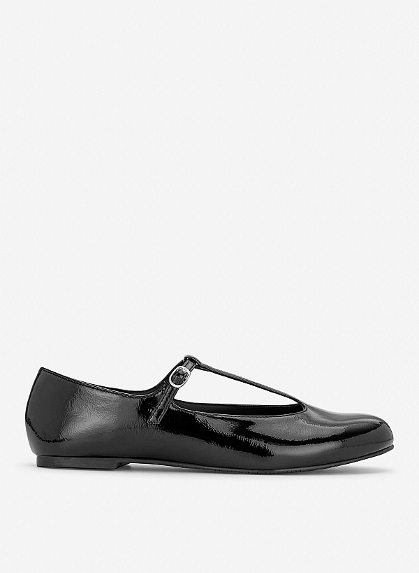 Giày ballerinas nhấn quai t-strap