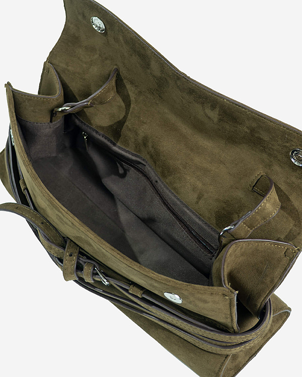 Túi quấn dây đeo vai BELT SHOULDER BAG - SHO 0005 - Màu xanh olive - VASCARA