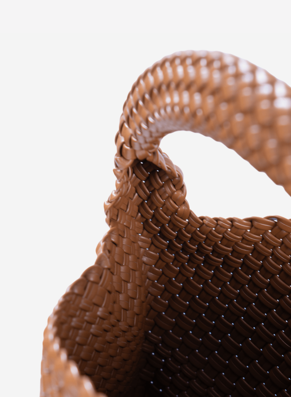 Túi đan dây đeo vai LOOM HOBO BAG - SHO 0006 - Màu nâu - VASCARA