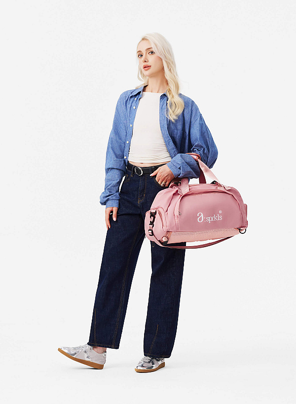 Túi duffle đa năng cỡ lớn A Sparkle - TOT 0236 - Màu hồng nhạt - VASCARA