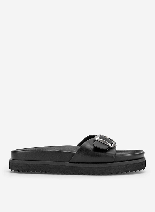 Dép quai ngang phối buckle