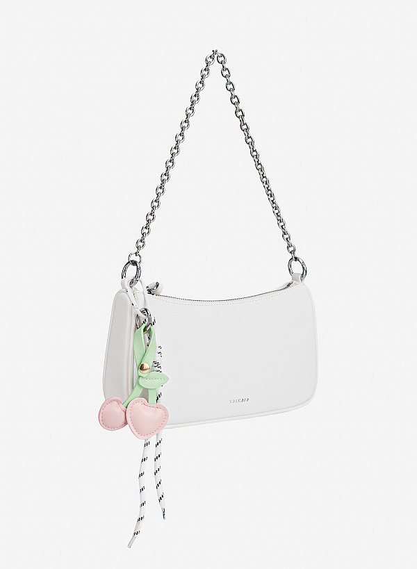 Charm dây hoạ tiết cherry - BCH 0010 - Màu hồng nhạt - VASCARA