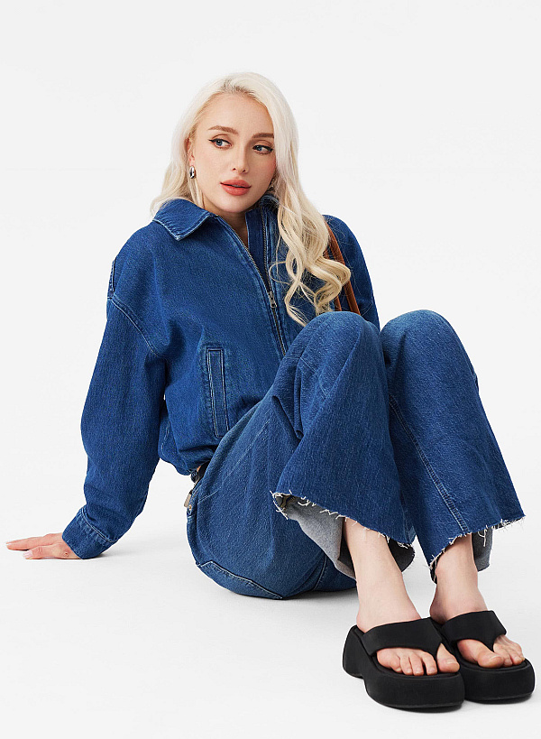 Dép chunky flatform thời thượng