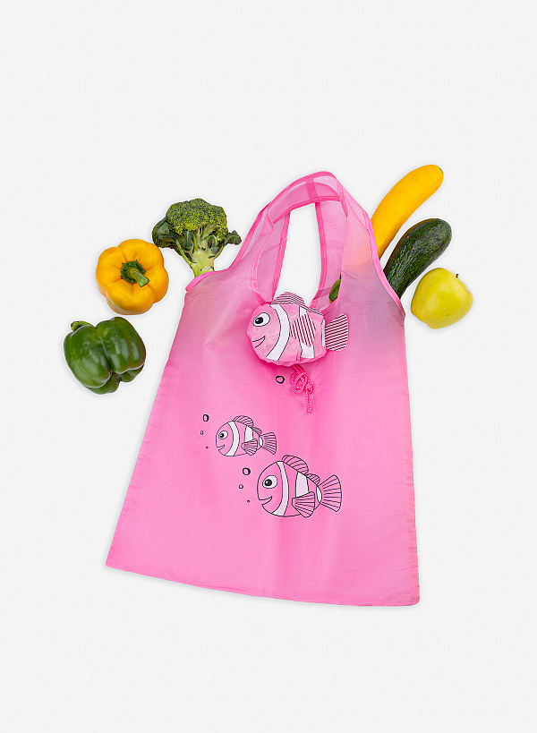 Túi đa năng fold & go - cá nhỏ - TFT 0004 - Màu hồng - VASCARA