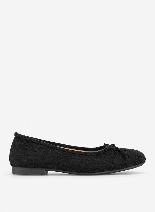 Ballerinas mặt quai Layer phối nơ