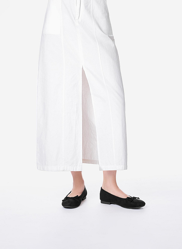 Ballerinas mặt quai Layer phối nơ