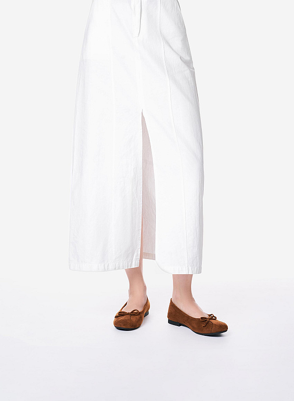 Ballerinas mặt quai Layer phối nơ