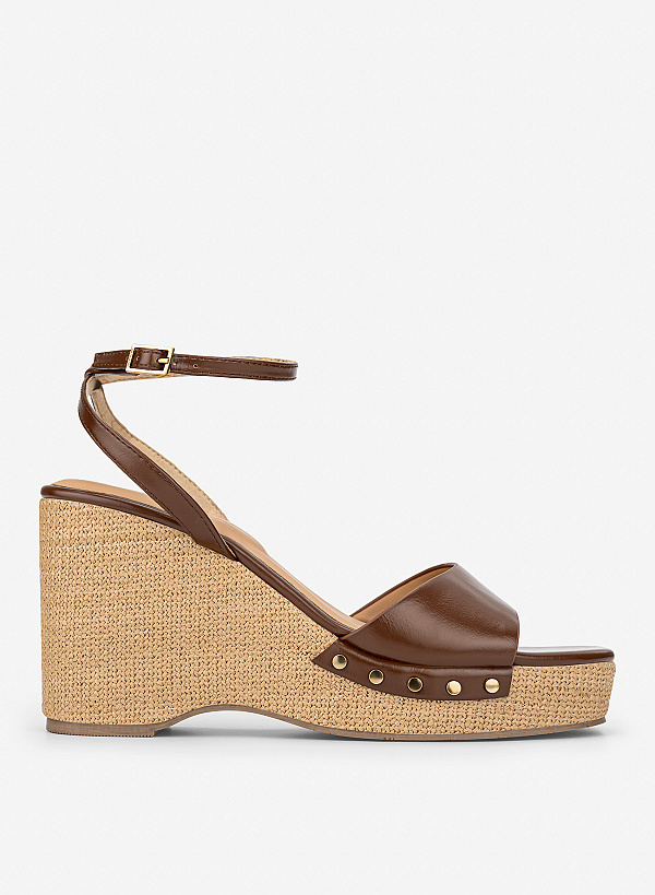 Giày sandals platform đế xuống