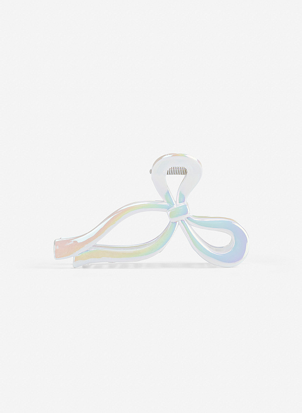 Kẹp tóc nơ ánh hologram
