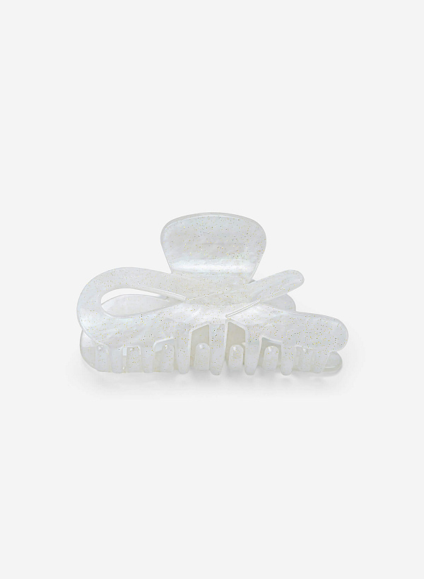 Kẹp tóc nơ ánh ngọc trai - ACC 0057 - Màu trắng - VASCARA