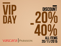 Vascara - Parkson - VIP DAY ưu đãi 20% - 40% tất cả sản phẩm