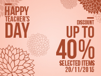 Vascara - Parkson - Happy Teacher's Days - Ưu đãi đến 40% một số sản phẩm