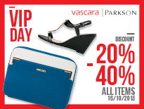 Vascara - Parkson Hùng Vương - Ưu đãi đặc biệt VIP DAY