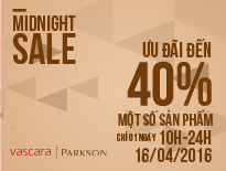 Vascara - Robins - Mid night Sale - Ưu đãi đến 40%