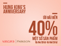 Vascara - Parkson - Hung King's Anniversary - Ưu đãi đến 40%