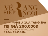 Vascara - Vẻ đẹp rạng ngời - Tặng Phiếu quà tặng Spa 200.000Đ cho hóa đơn 500.000Đ