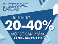 Vascara Aeon Tân Phú - Shoes & Bag Bargain - Ưu đãi từ 20-40% một số sản phẩm