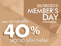 Vascara Parkson - Member's day - Ưu đãi 40% một số sản phẩm