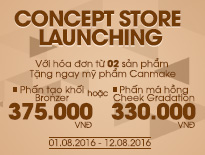 Vascara Cống Quỳnh - Concept Store Launching - Tặng mỹ phẩm Canmake cho hóa đơn từ 02 sản phẩm