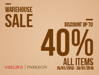 Vascara - Parkson - Warehouse Sale - Ưu đãi đến 40% tất cả sản phẩm