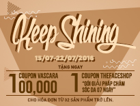Vascara Hà Nội - Keep Shining - Tặng Coupon Cho Hóa Đơn Từ 2 Sản Phẩm Trở Lên