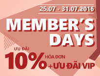 Vascara - Member's Days - Ngập Tràn Ưu Đãi