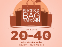 Vascara Aeon Bình Tân - Shoes & Bag Bargain - Ưu đãi từ 20-40% một số sản phẩm.