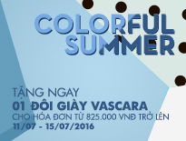 Vascara Cà Mau - Colorful Summer - Tặng 1 đôi giày cho hóa đơn từ 825,000Đ