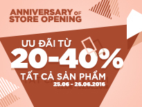 Vascara Royal City - Anniversary Of  Store Opening - Ưu đãi từ 20 -40%