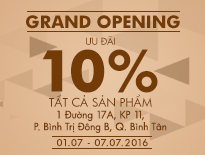 Grand Opening Vascara Aeon Mall Bình Tân - Ưu Đãi 10% Tất Cả Các Sản Phẩm