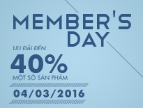 Vascara - Parkson - Member's Day - Ưu đãi đến 40% một số sản phẩm