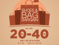Vascara Aeon Mall Bình Tân – Shoes & Bag Bargain - Ưu đãi 20-40% một số sản phẩm