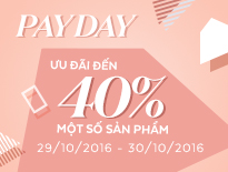 Vascara Robins – PayDay – Ưu đãi đến 40% một số sản phẩm