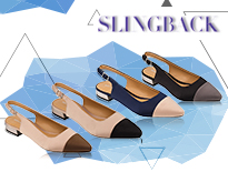 Thanh lịch và thời thượng cùng xu hướng giày Slingback hot nhất mùa hè này