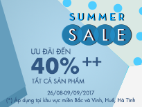 Vascara - Summer Sale – Ưu đãi đến 40%++ tất cả sản phẩm tại hệ thống cửa hàng khu vực miền Bắc & mua hàng online