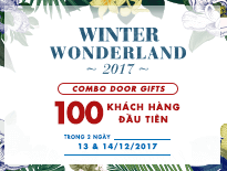 Winter Wonderland 2017 – Sở hữu Bộ Door Gifts trị giá hơn 1.000.000Đ
