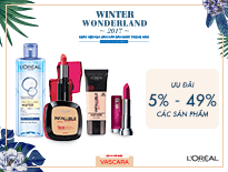 Thương hiệu L’Oreal Paris – Ưu đãi từ 5% - 49%  tất cả sản phẩm